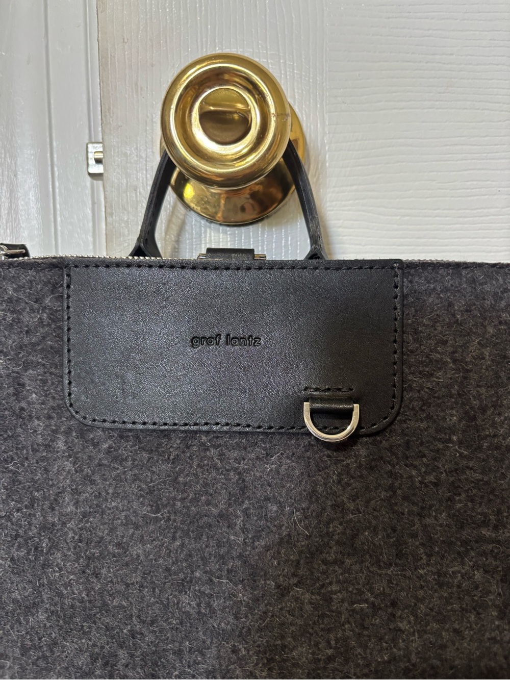 NWOT Graf Lantz Bedford Mini Backpack, Charcoal, OS - Picture 4 of 8